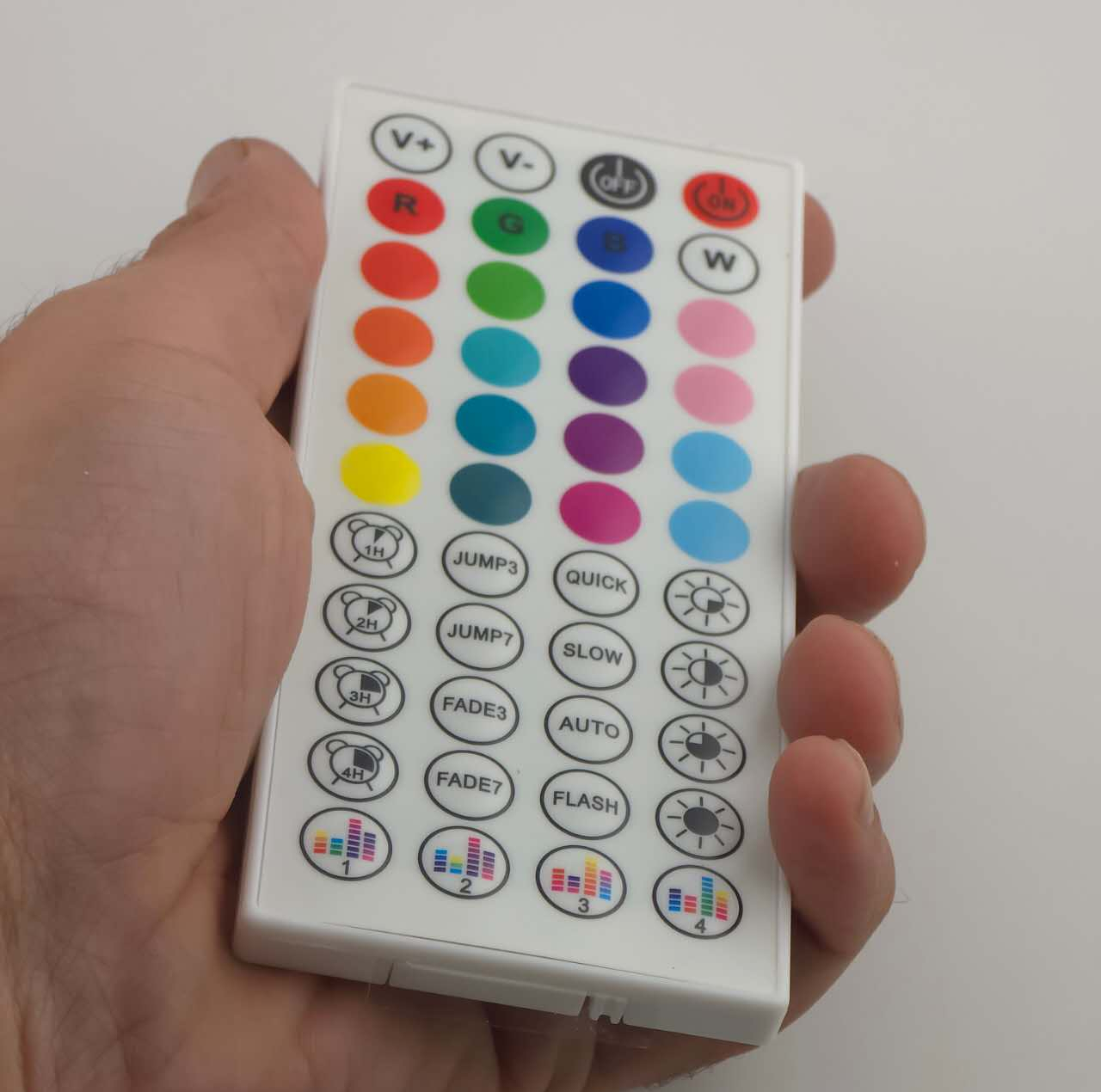 ریسه ال ای لومیز مدل SmartStrip-44key-40m bluetooth به همراه ریموت