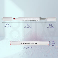 ماژیک تونیوا مدل اکریلیک کد Dual tip مجموعه 48 عددی
