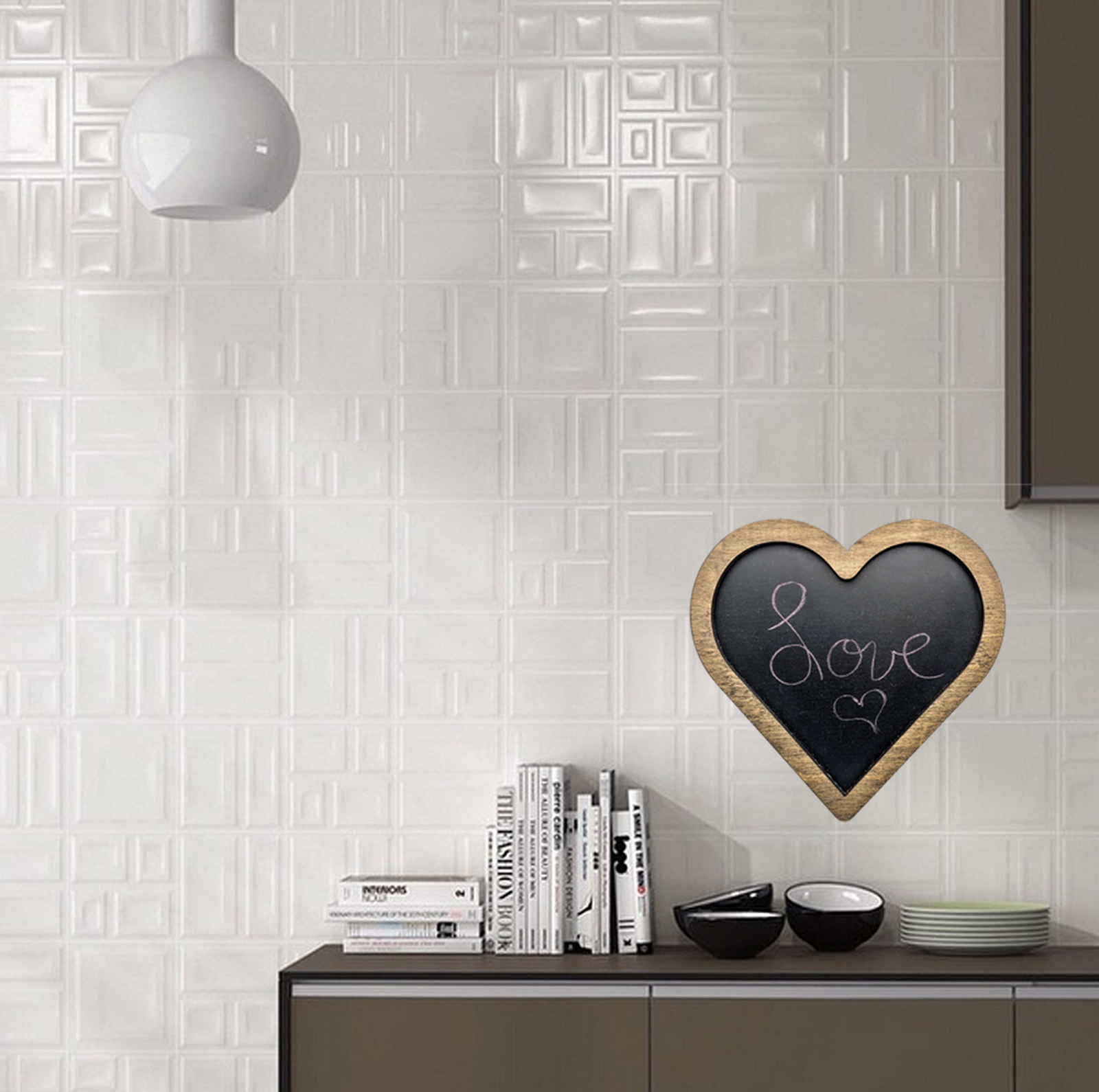 تخته سیاه مدل heart سایز 30×35 سانتی متر