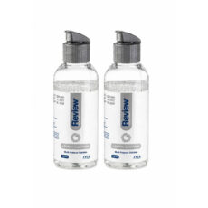 مایع نگه‌دارنده لنز چشم ریویو مدل hyaluronic با خاصیت حاوی هیالورونیک اسید، حجم 120 میلی‌لیتر مجموعه 2 عددی