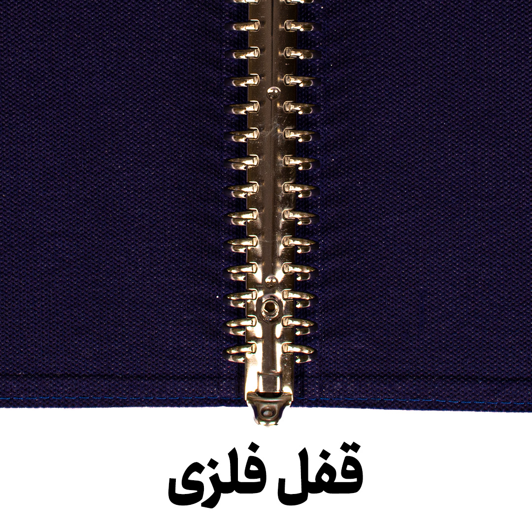 کلاسور مدل یک تکه چرمی پلاک دار 20 حلقه