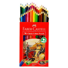 مداد رنگی 36 رنگ فابر کاستل مدل Classic کد 115856 به همراه تراش