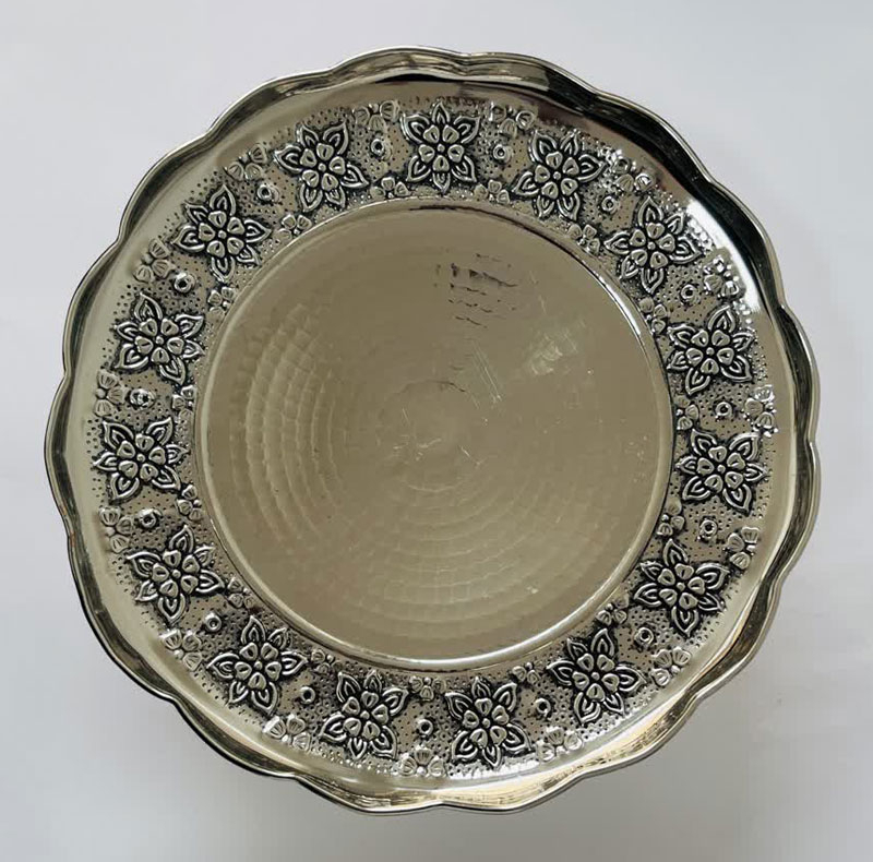 شیرینی خوری مسی مدل لب چین کد ZH320.8