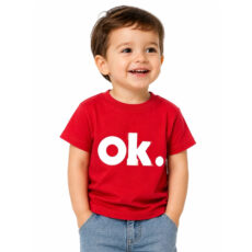 تی‌شرت آستین کوتاه پسرانه کراس مدل OK