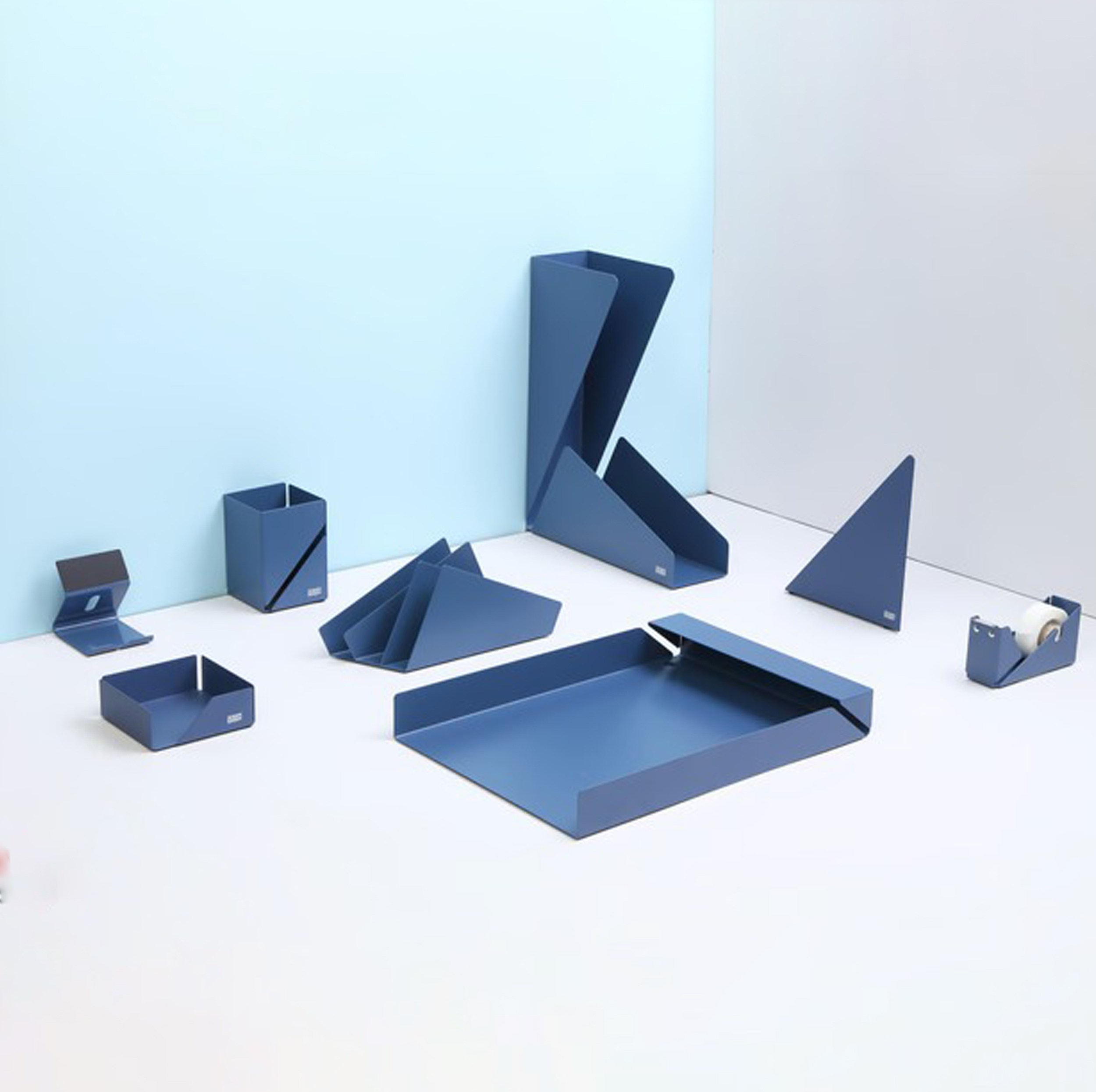 ست ۸ تکه لوازم اداری رومیزی مدل OFFICE-ORIGAMI