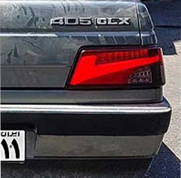 چراغ خطر عقب خودرو ان جی کو مدل NX مناسب برای پژو 405 بسته 2 عددی