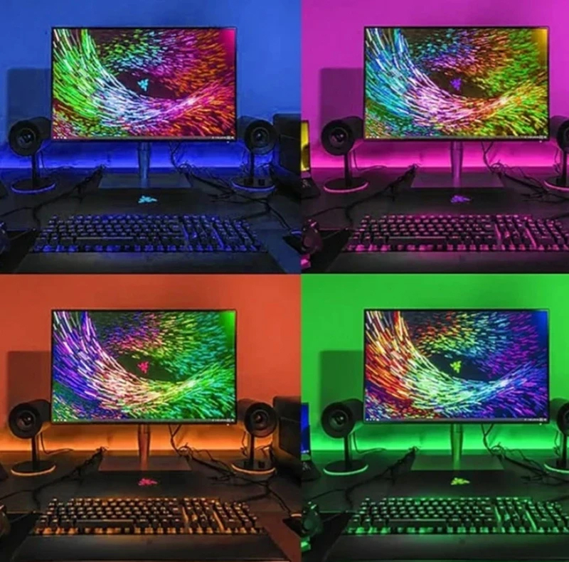 ریسه نئون لومیز مدل APP-5M RGB طول ۵ متر به همراه آداپتور
