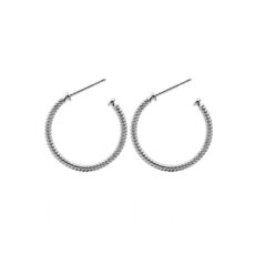 گوشواره حلقه‌ای زنانه پاول هویت مدل ROPE HOOP