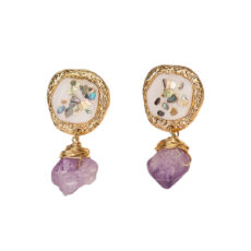 گوشواره زنانه مدل Raw Stone