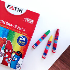 مداد شمعی 24 رنگ فاتح مدل  Oil Pastel