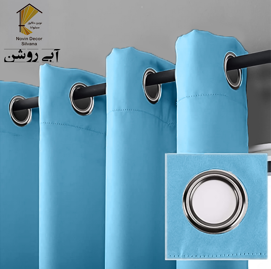 پرده نوین دکور سیلوانا مدل کتان NY31 سایز 280x140 سانتی‌متر