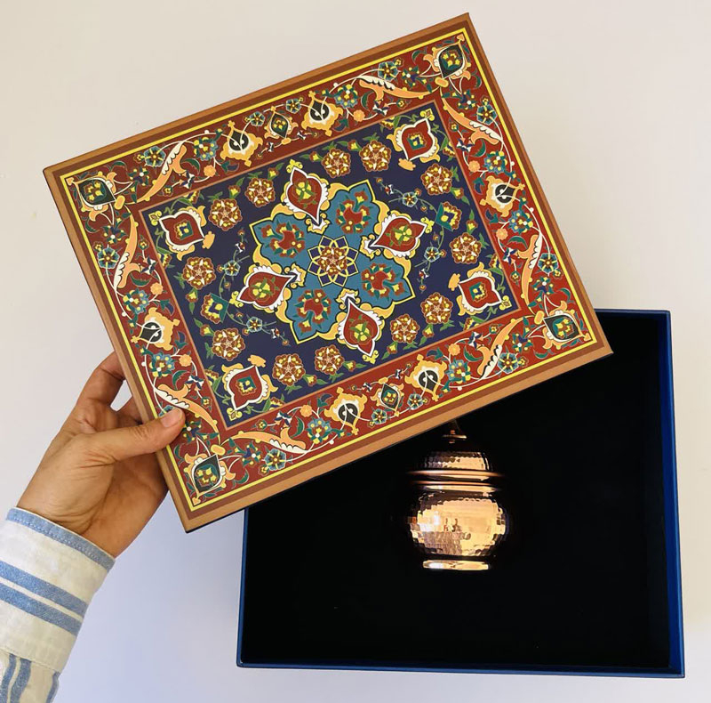 قندان مسی کد HS76