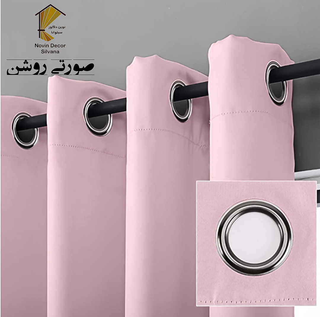 پرده نوین دکور سیلوانا مدل کتان NY31 سایز 280x140 سانتی‌متر