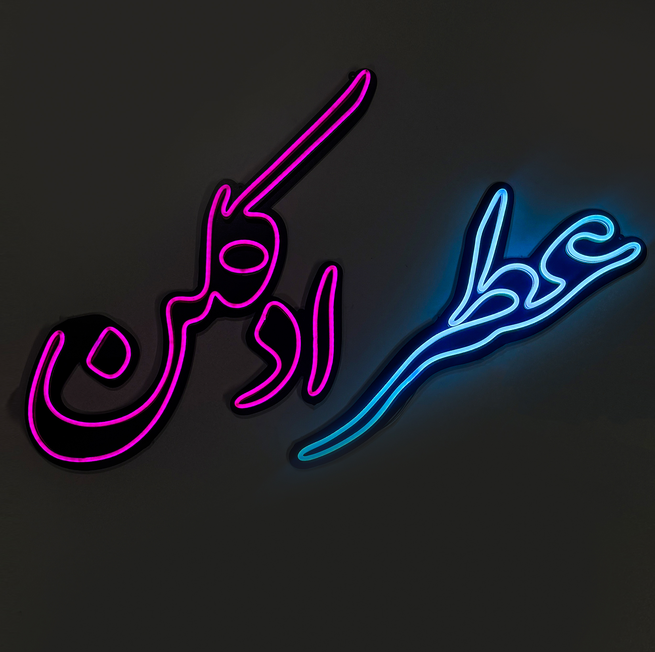 چراغ نئونی مدل عطر و ادکلن