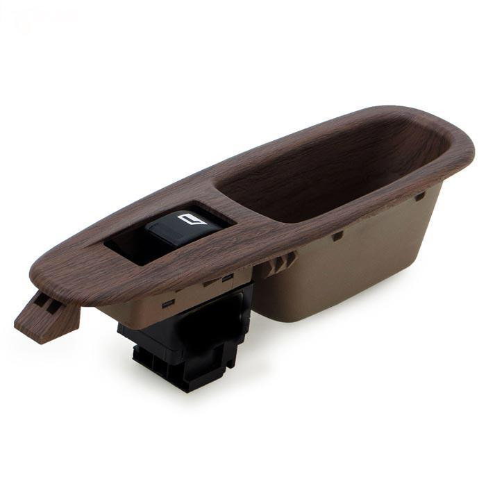 قاب دور کلید شیشه بالابر عقب خودرو چیکال مدل P-194-WOOD مناسب برای پژو پارس