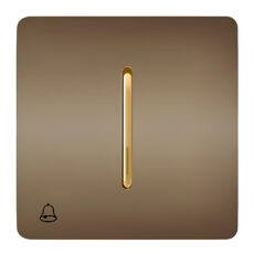 کلید زنگ صنایع آسیا الکتریک مدل کریستال BEI-GLD