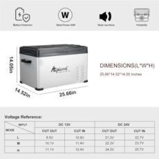 یخچال خودرو الپی‌کول مدل C30 ظرفیت 30 لیتر