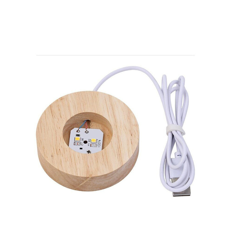 چراغ خواب طرح گوی کریستال مدل لاو یو کد JI110