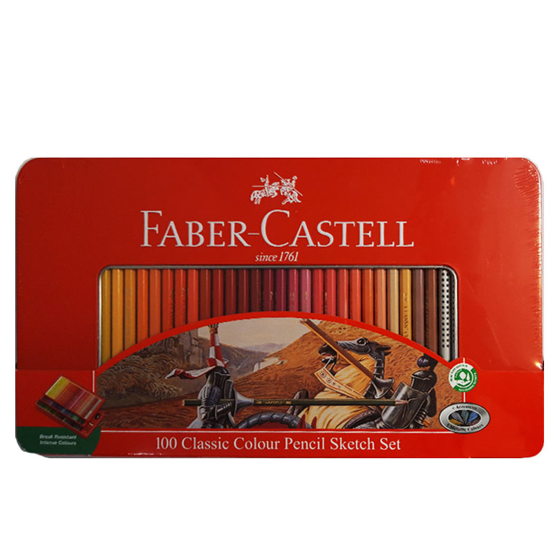 مداد رنگی 100 رنگ فابر کاستل مدل classic