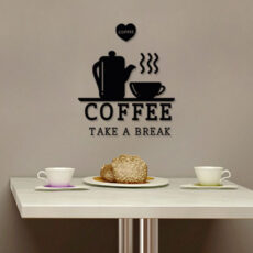 استیکر چوبی ژیوار طرح COFFEE