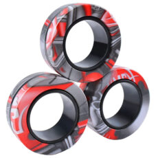 فیجت ضد استرس ریلایف مدل 300 Magnetic Ring طرح حلقه های مغناطیسی بسته 3 عددی