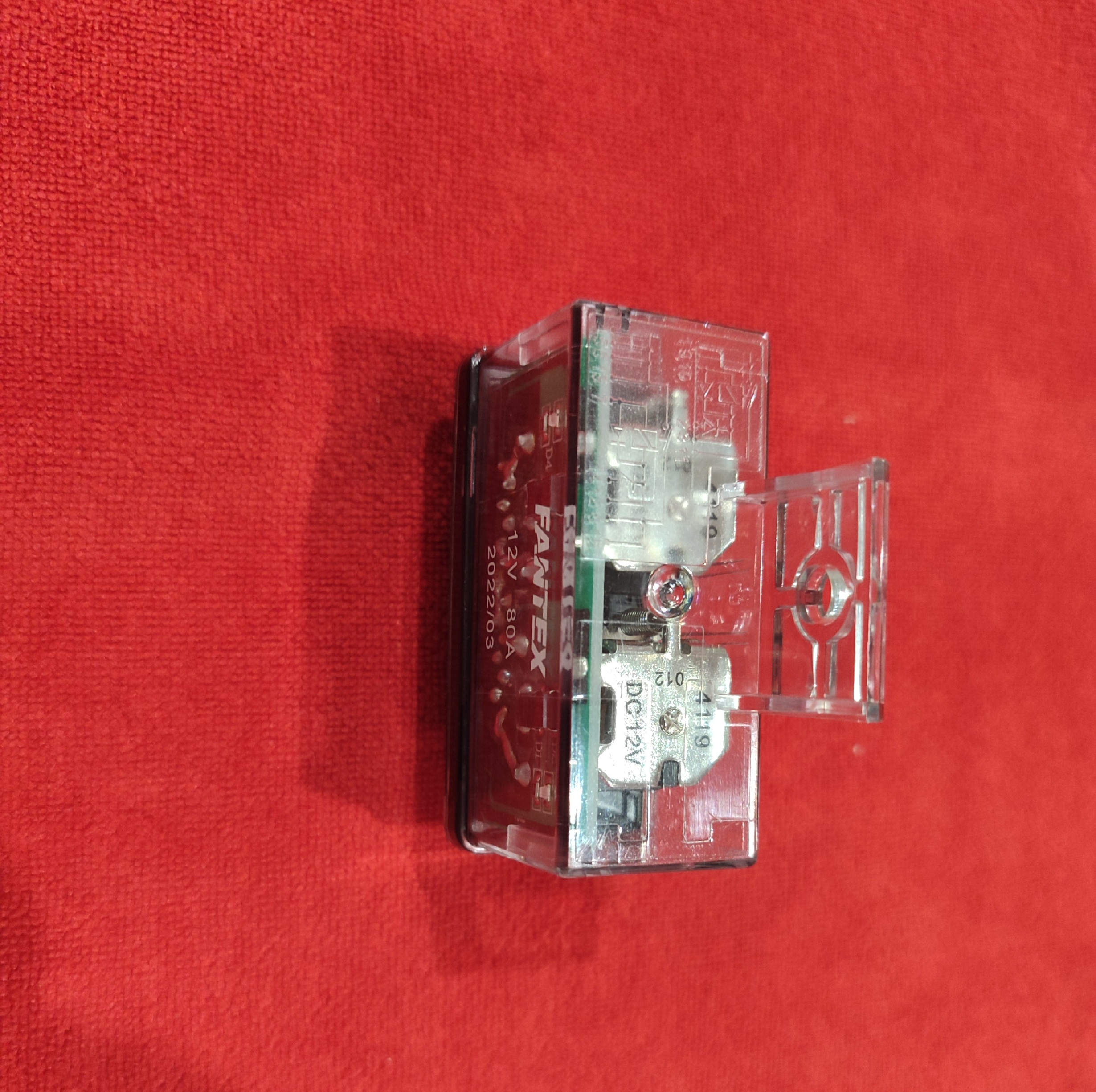 رله دوبل شیشه ای 12V80A کد ۲۰۲۲/۰۳