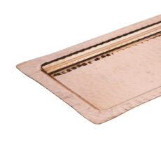 سینی مسی مدل پایه کوتاه کد ZH329