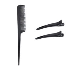 اتو مو حرفه ای رومئو مدل RM-5550 به همراه برس حرارتی و فر کننده مو مجموعه سه عددی