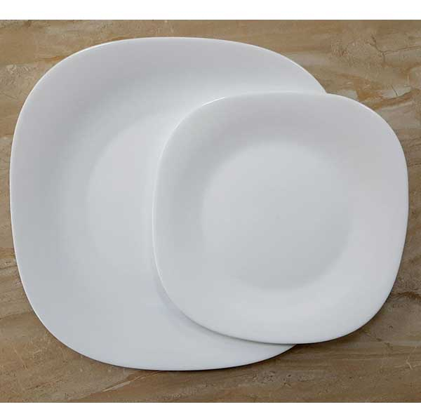 بشقاب مدل تخت طرح مربع مجموعه 6 عددی
