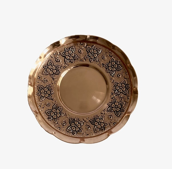 شیرینی خوری مسی مدل آفتاب گردان کد ZH321.13