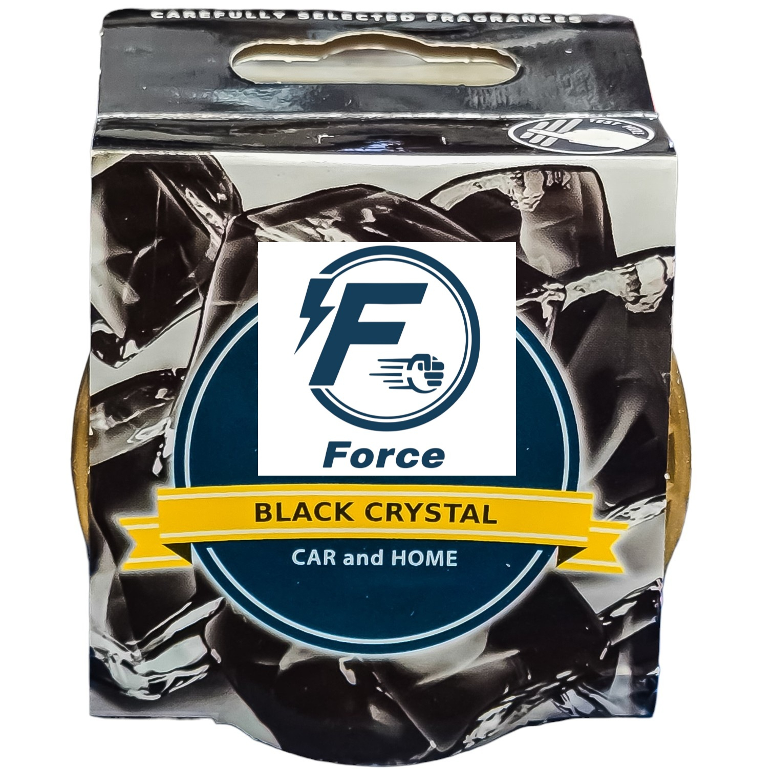 خوشبوکننده کنسروی خودرو فورس مدل Black Crystal با رایحه Black Crystal