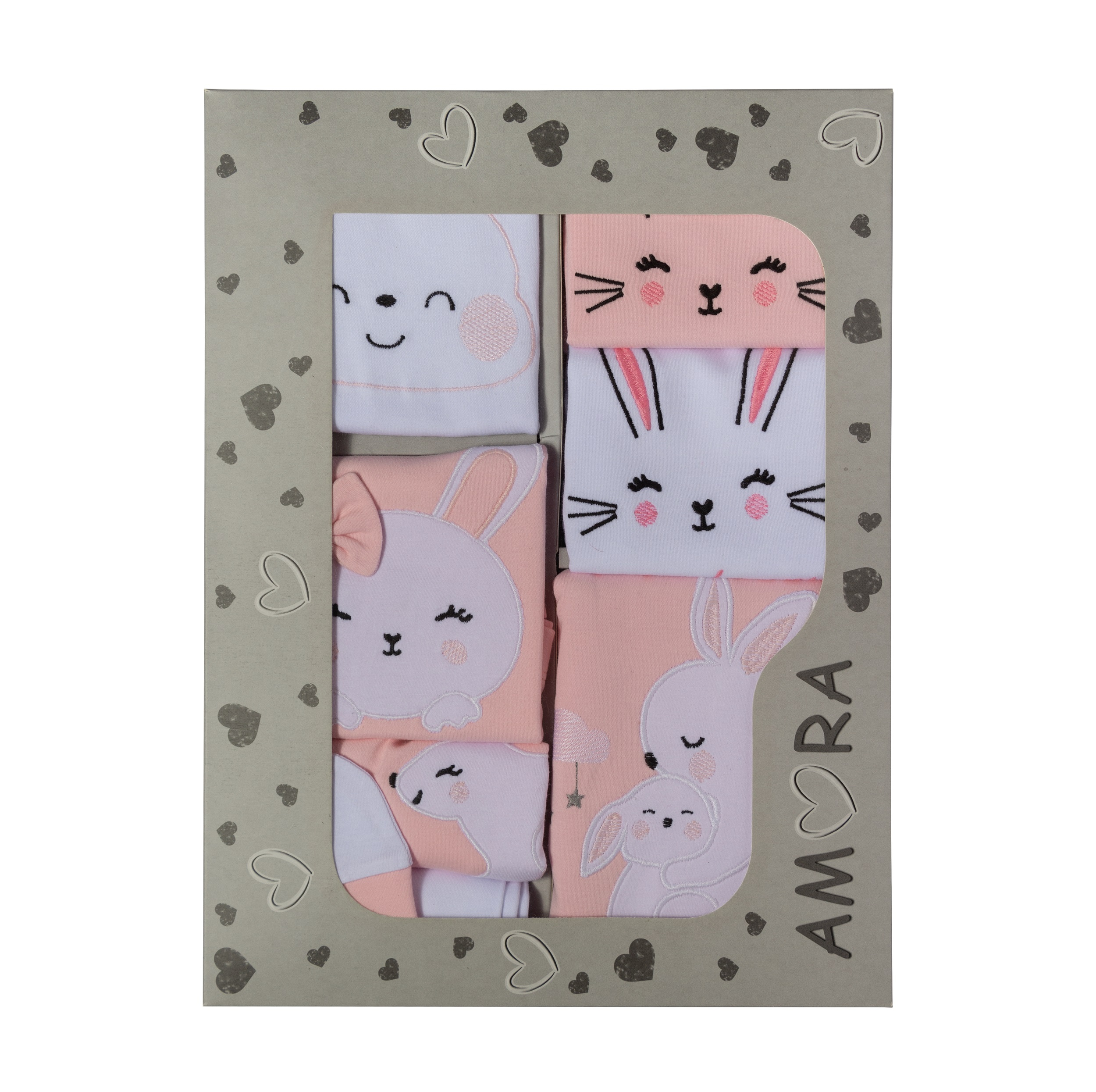 ست 19 تکه لباس نوزادی آمورا مدل Baby Bunny