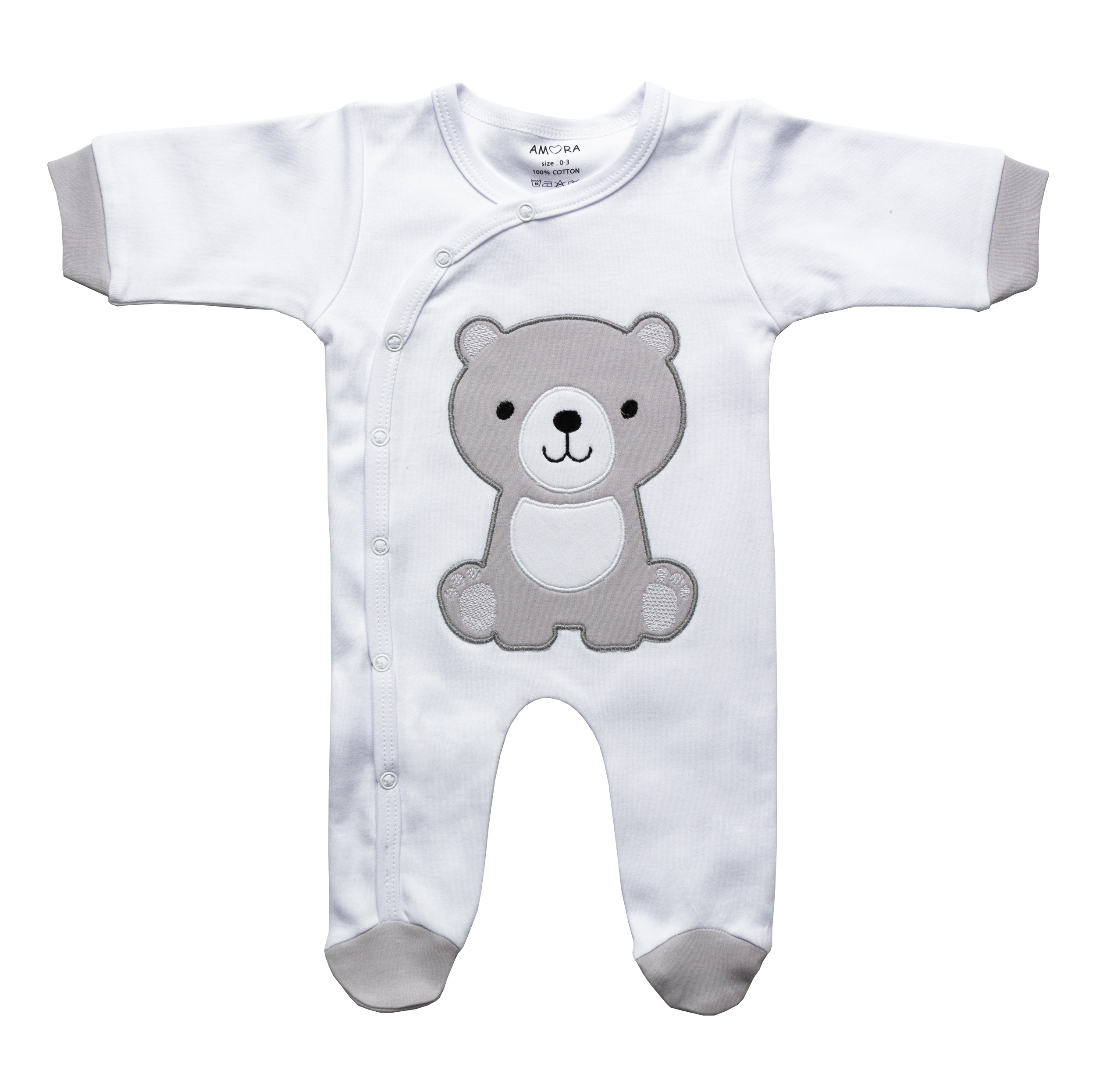ست 19 تکه لباس نوزادی آمورا مدل Teddy Bear