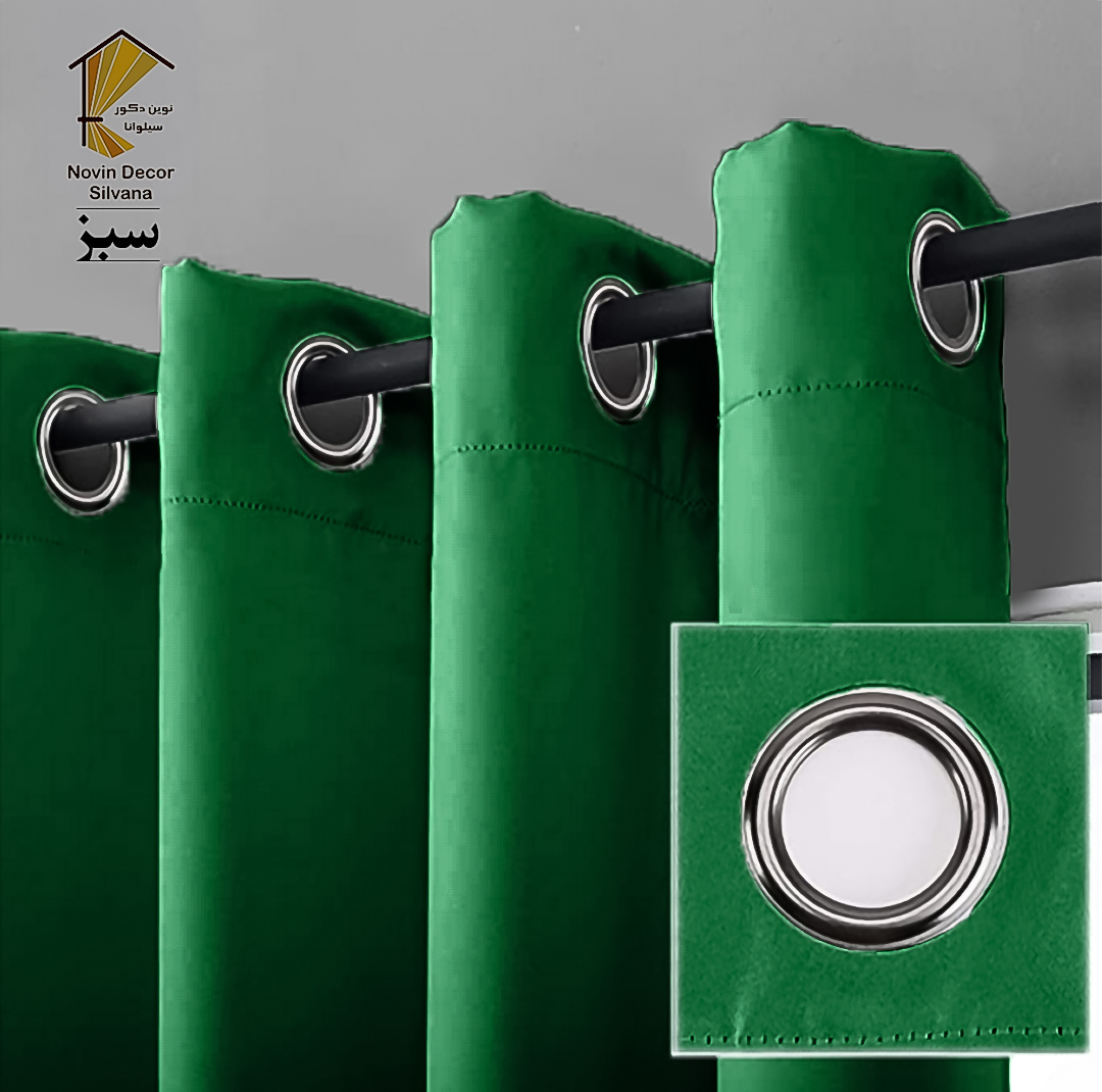 پرده نوین دکور سیلوانا مدل کتان NY31 سایز 280x140 سانتی‌متر