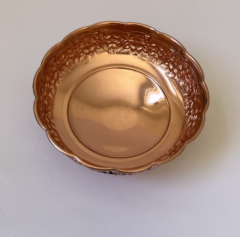 آجیل خوری مسی مدل آفتابگردان سه پایه کد ZH321.19