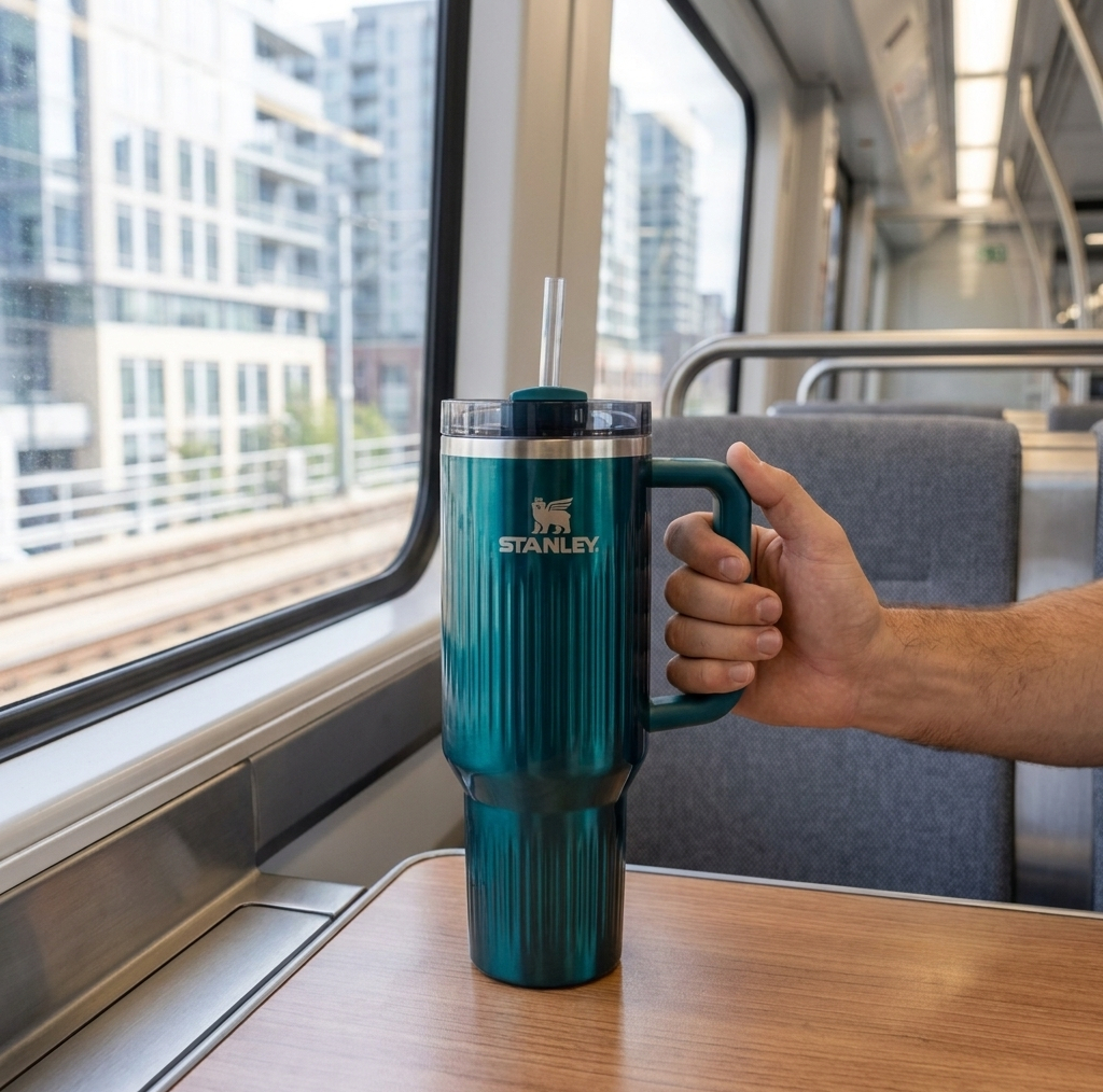 ماگ استنلی مدل Quencher® H2.0 Fluted Tumbler گنجایش 1.18 لیتر