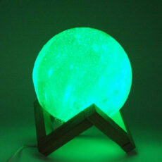 چراغ خواب طرح کره ماه مدل 3D Moon کد 003