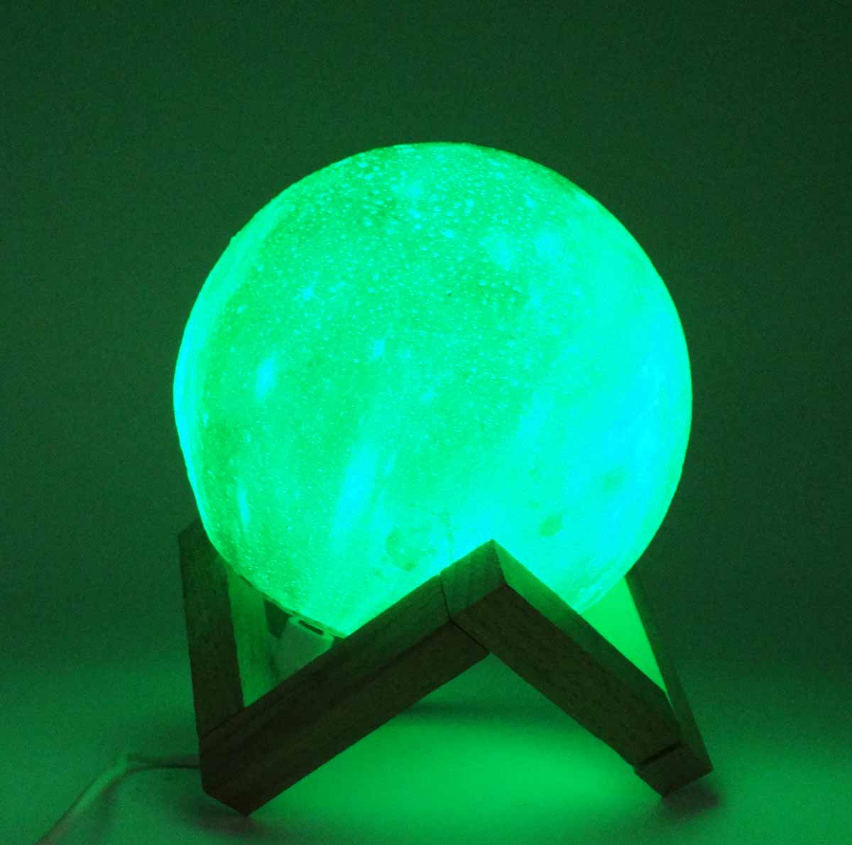 چراغ خواب طرح کره ماه مدل 3D Moon کد 003