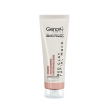 ماسک صورت و گردن روشنکننده و لایهبردار خاک رس قرمز ژنوبایوتیک مدل Red Clay حجم 100 میلیلیتر با عصاره برگ هلو و خیار، آنتیاکسیدان و از بین برنده تیرگی و لکه، مناسب انواع پوست
