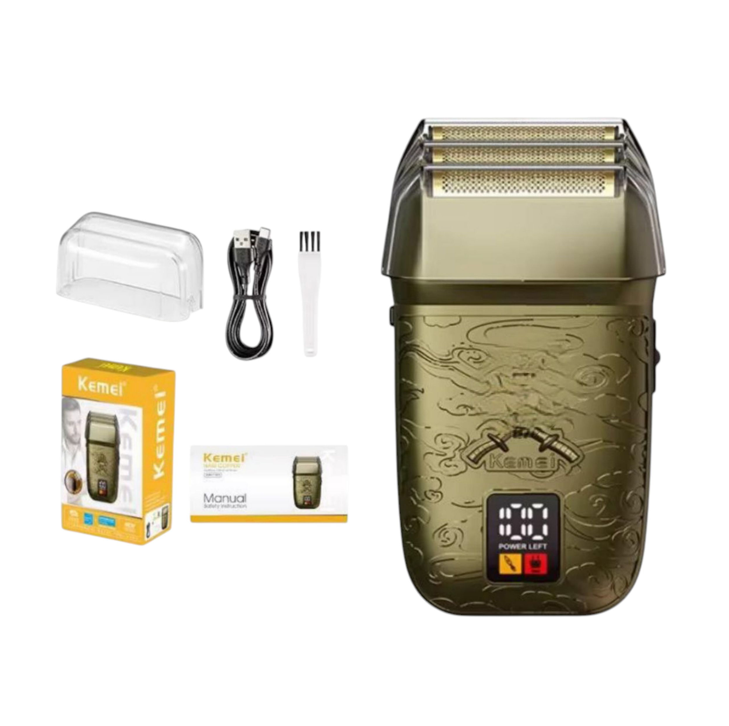 ماشین اصلاح موی صورت شارژی کیمی مدل KM-T361