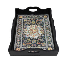 سینی رزینی طرح فرش کد 30x40
