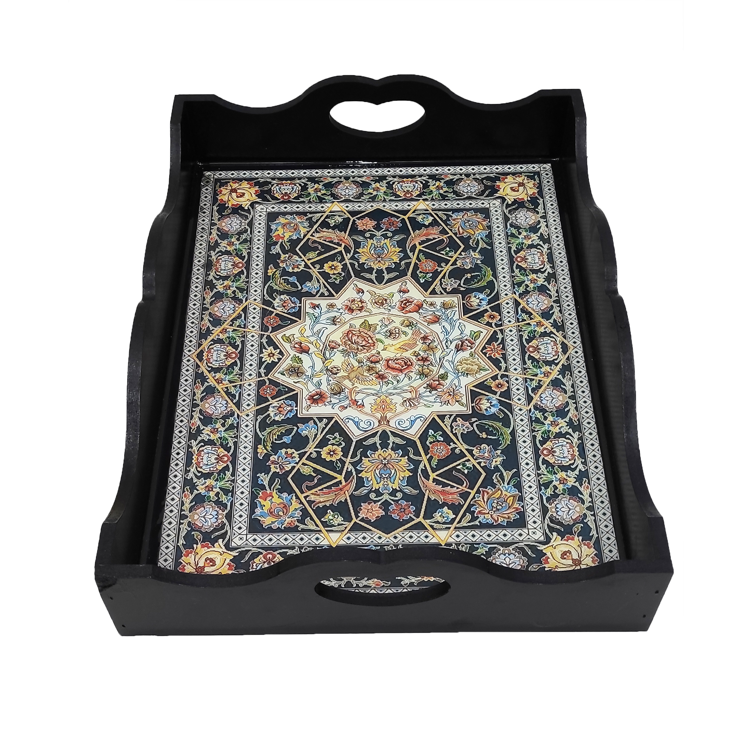 سینی رزینی طرح فرش کد 30x40