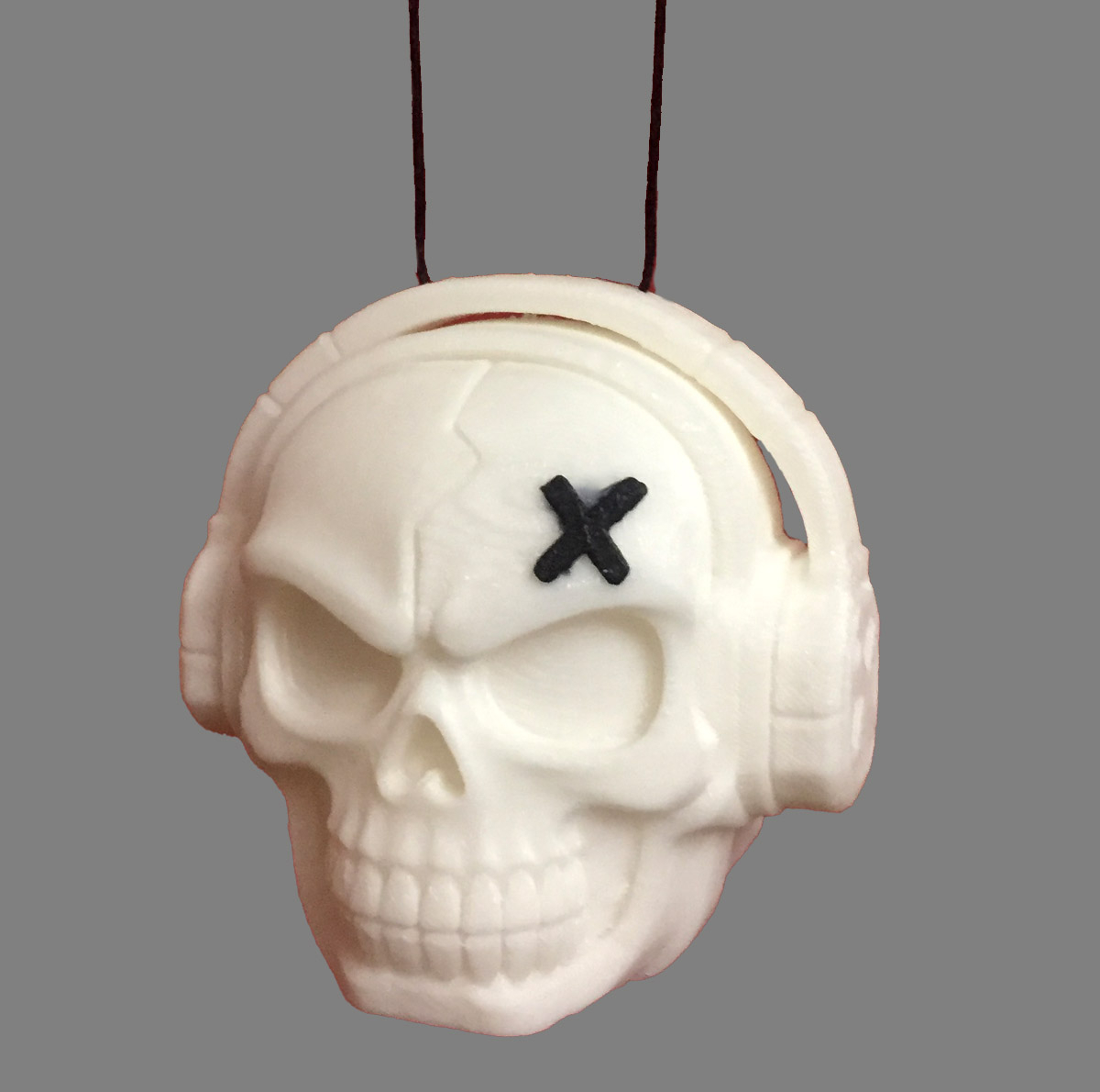 آویز تزئینی خودرو مدل DJ SKULL