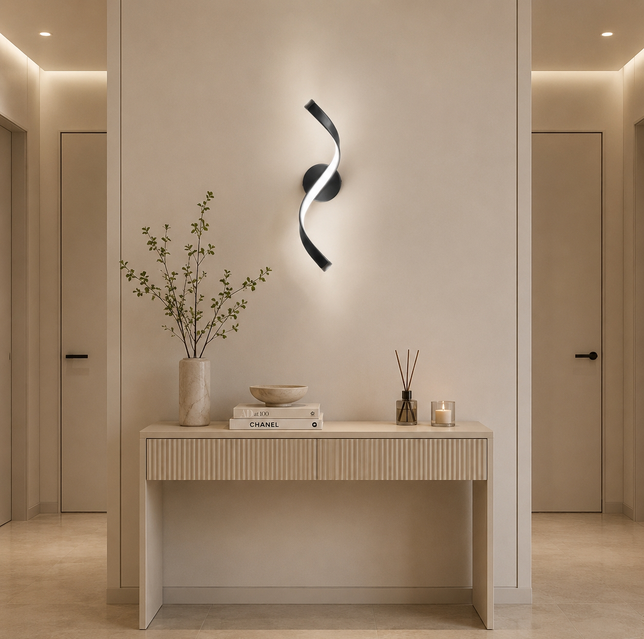 دیوارکوب 1 شعله مدل آیریک