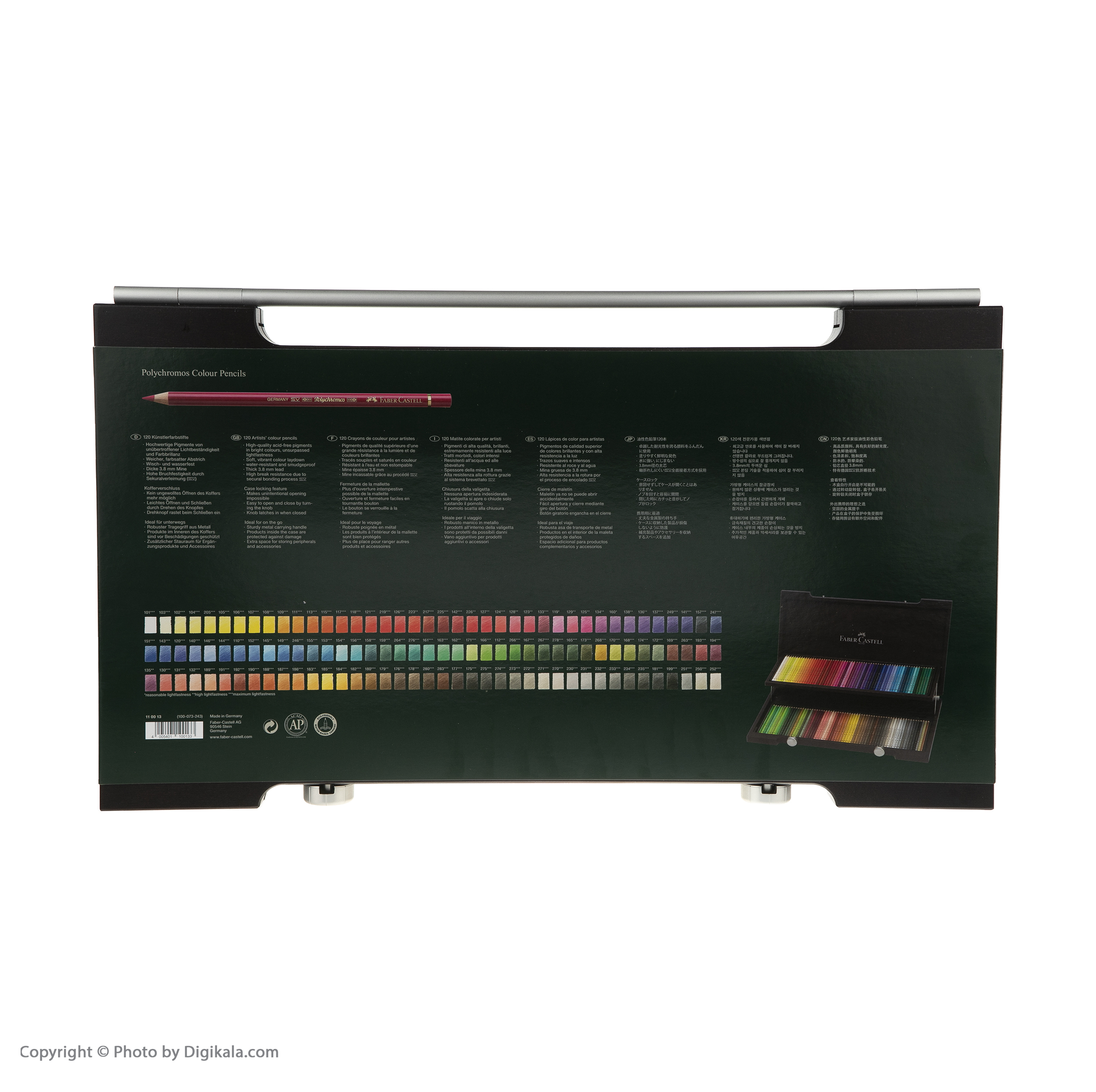 مداد رنگی 120 رنگ فابر کاستل مدل Polychromos