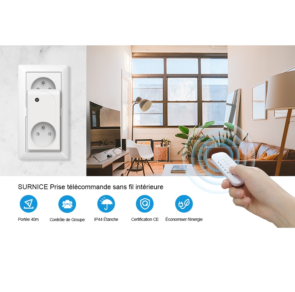پریز سورینیس مدل SN10030FR بسته 3 عددی