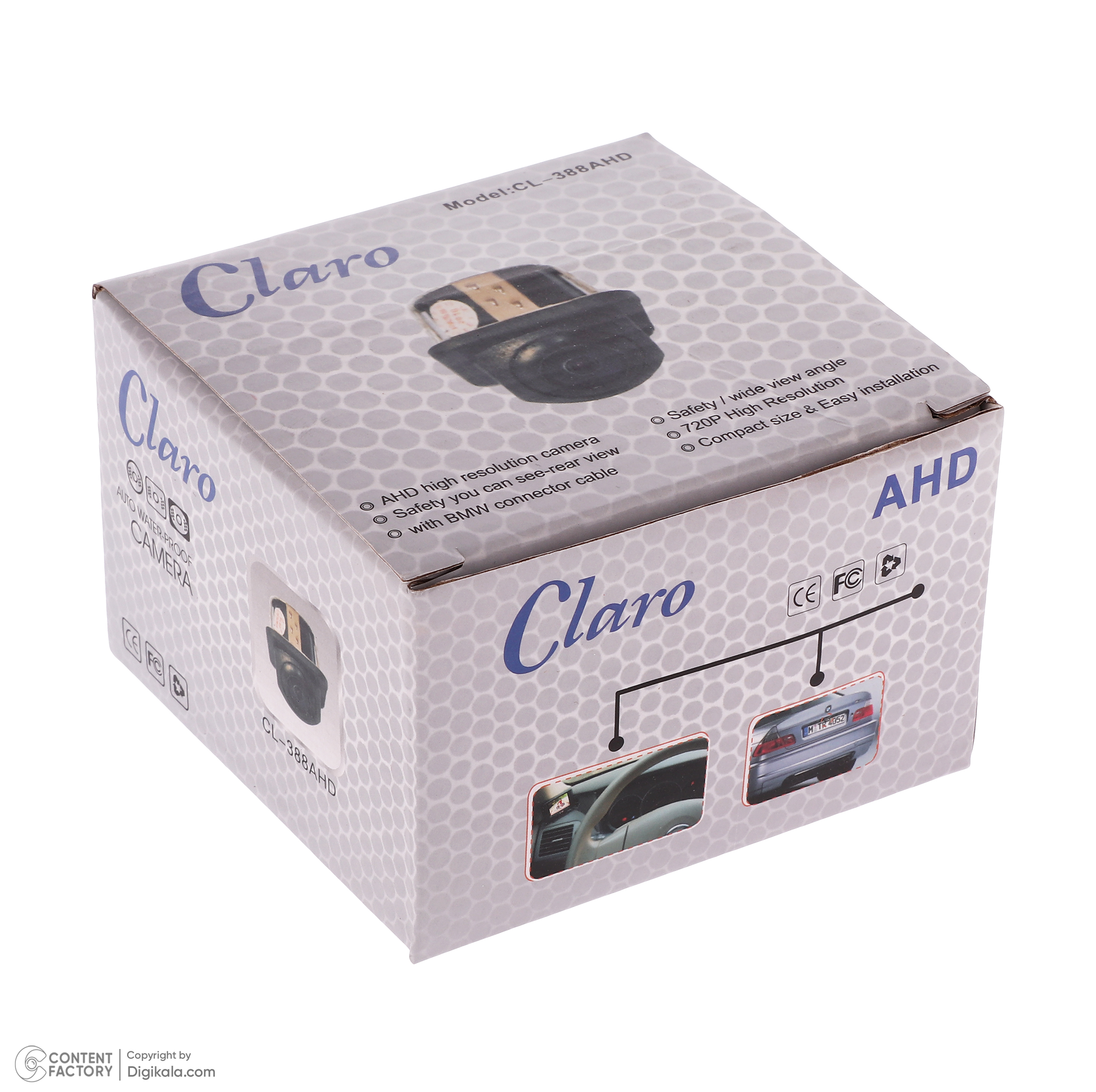دوربین دنده عقب خودرو کلارو مدل CL-388AHD