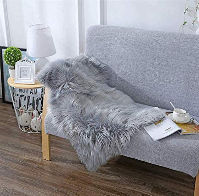 پادری طرح خز مدل modern mat سایز 58x88 سانتی متر