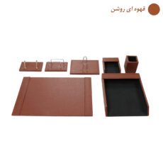ست لوازم اداری رومیزی مدل V703 مجموعه 7 عددی
