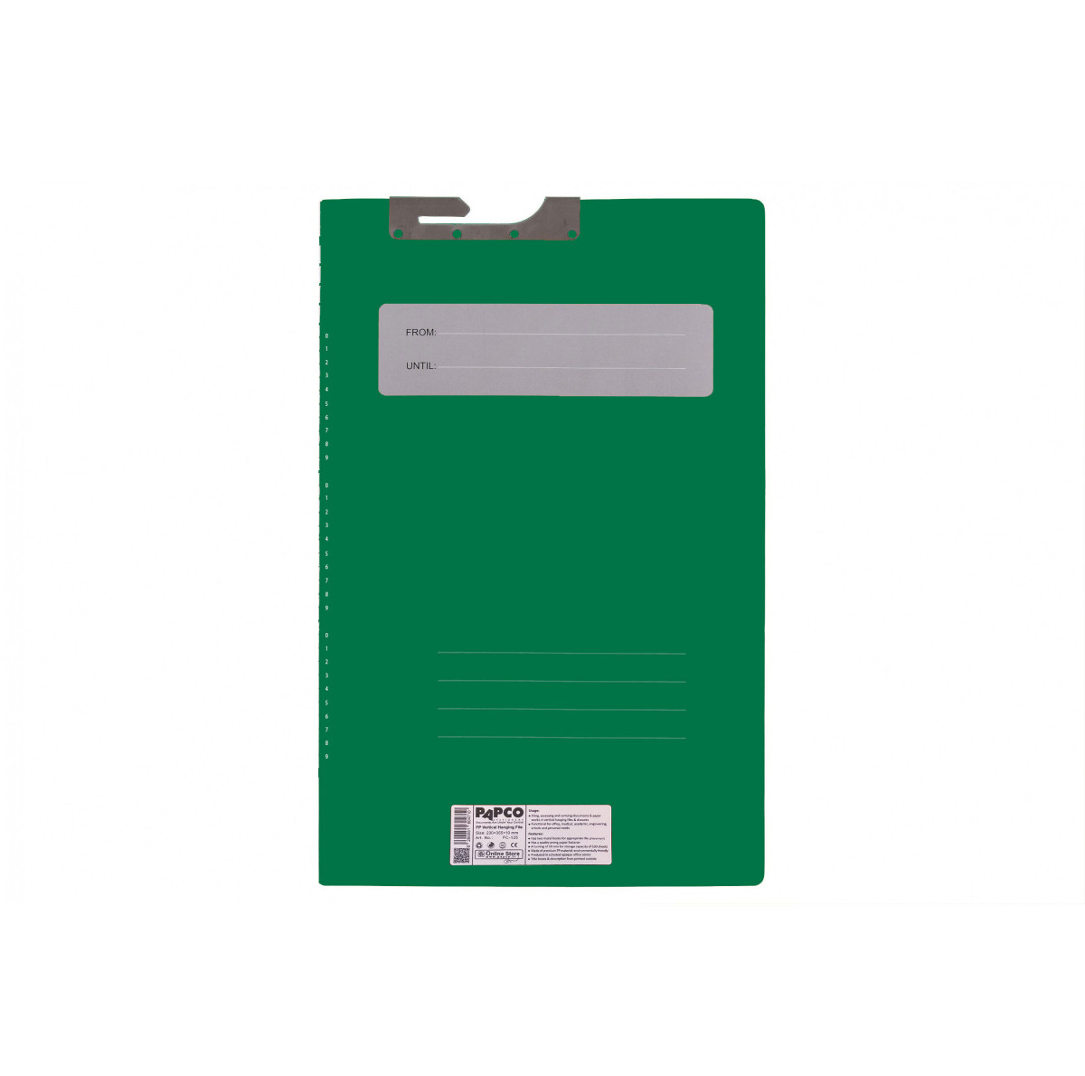 پوشه پاپکو مدل  FC-125-PP سایز FC بسته 24 عددی